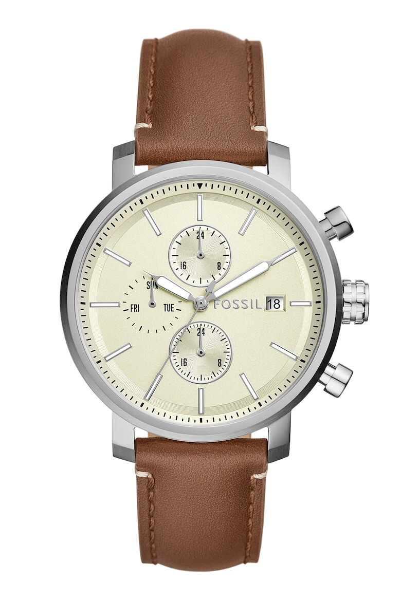 Fossil Ceas quartz cu o curea de piele - Pled.ro