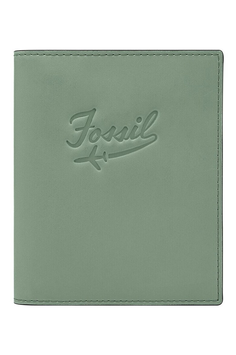 Fossil Husa de piele pentru pasaport cu logo stantat - Pled.ro