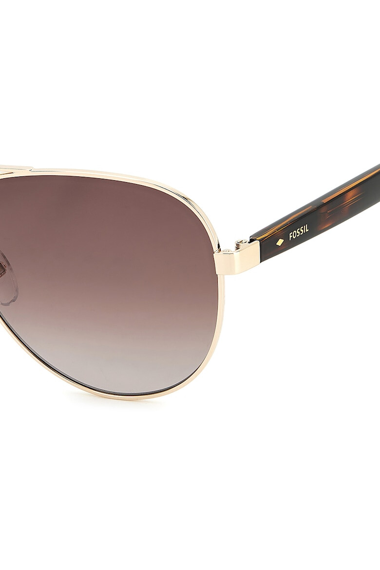 Fossil Ochelari de soare aviator cu lentile in degrade - Pled.ro