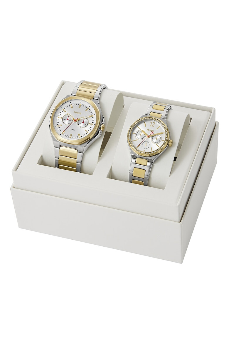 Fossil Set de ceasuri cu functii multiple - 2 piese - Pled.ro