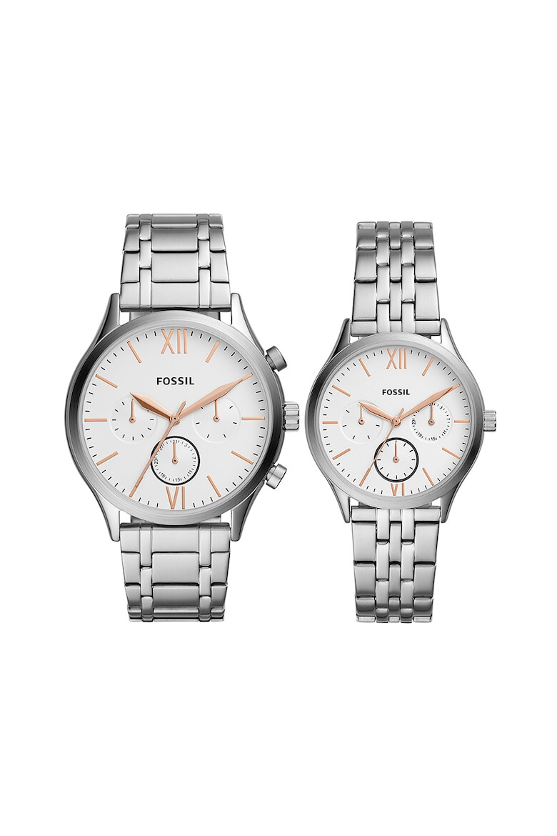 Fossil Set de ceasuri metalice Her&His 2 piese - Pled.ro