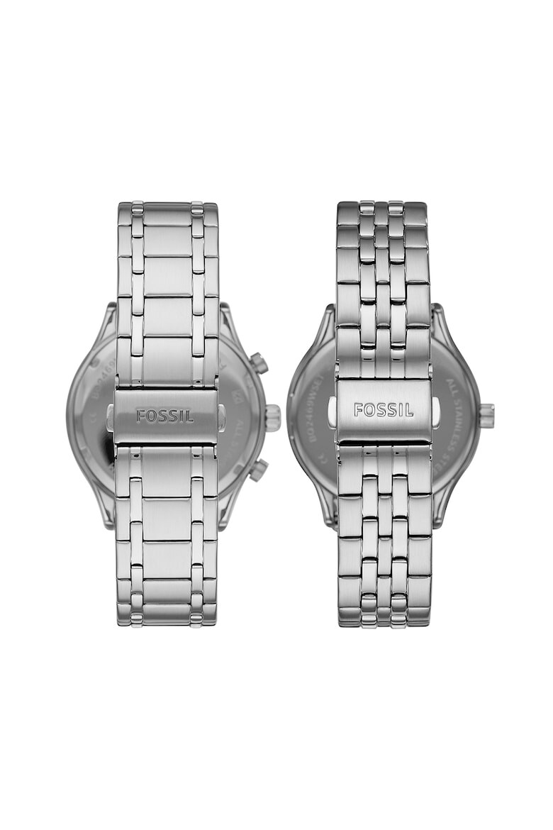 Fossil Set de ceasuri metalice Her&His 2 piese - Pled.ro