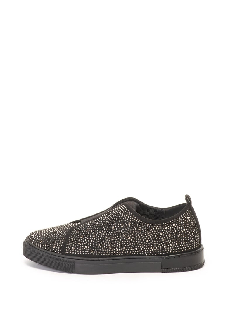 Francesco Milano Pantofi sport slip on cu aplicatii - Pled.ro