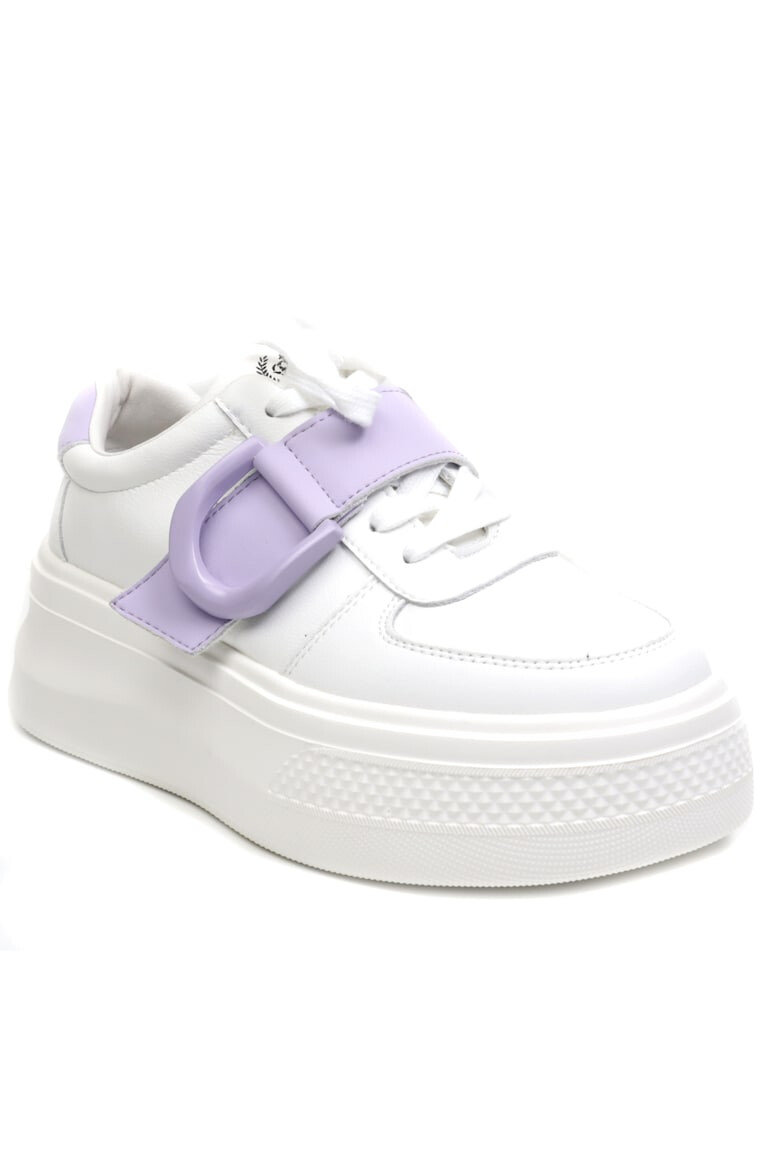 FRANCO GERARDO Sneakers dama E23070 WHITE/LAVAND - Pled.ro