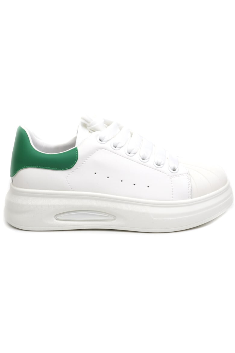 FRANCO GERARDO Sneakers dama T2653 WHITE/GREEN - Pled.ro