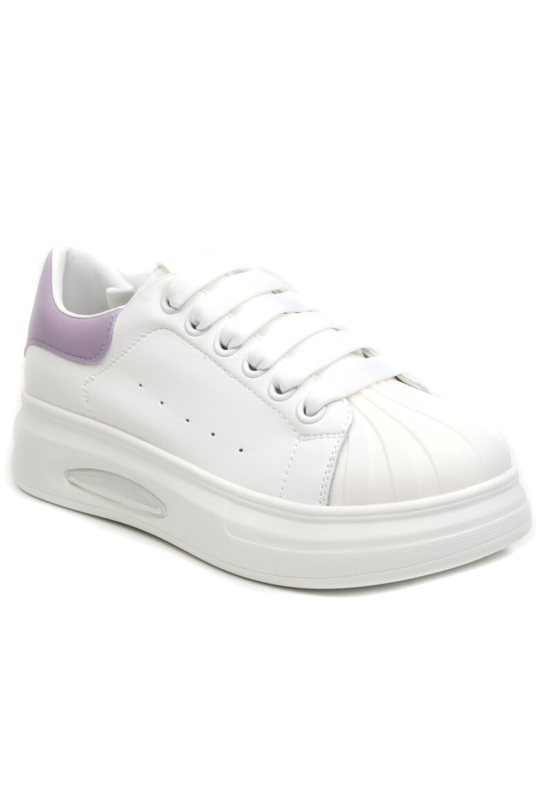 FRANCO GERARDO Sneakers dama T2653 WHITE/LAVAND - Pled.ro