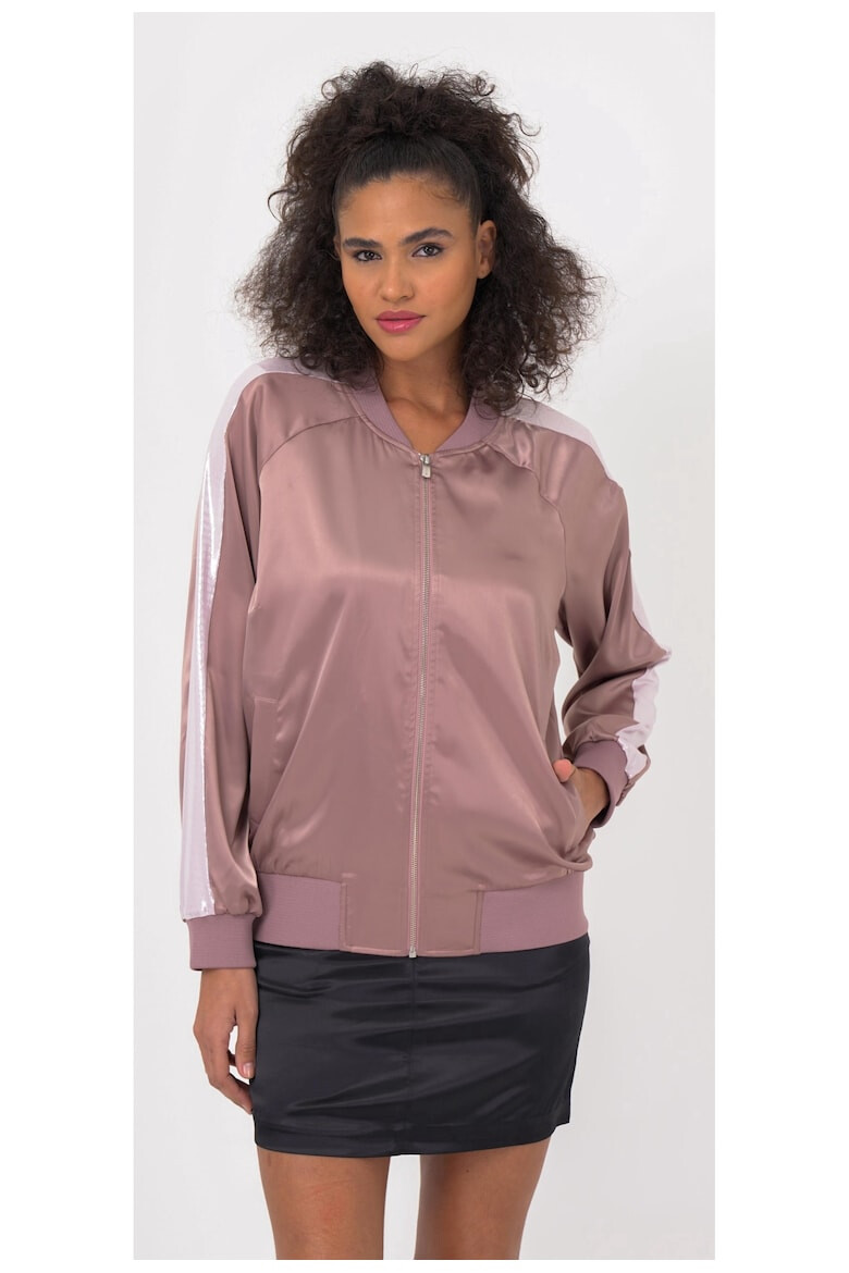 Freshlions Jacheta bomber cu detaliu contrastant 50391 - Pled.ro