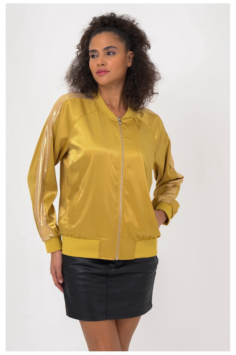 Freshlions Jacheta bomber cu detaliu contrastant 50391 - Pled.ro