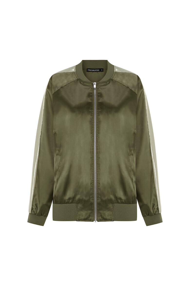 Freshlions Jacheta bomber cu detaliu contrastant 50391 - Pled.ro