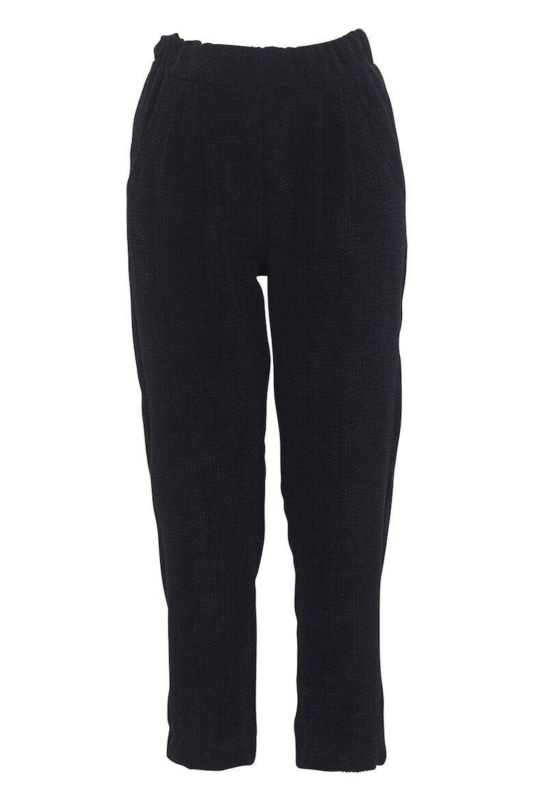 Freshlions Pantaloni crop cu talie elastica - Pled.ro