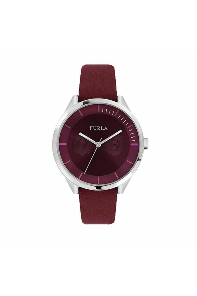 Furla Ceas de dama R4251102505 38 mm Inox/Piele naturala Violet/Argintiu - Pled.ro