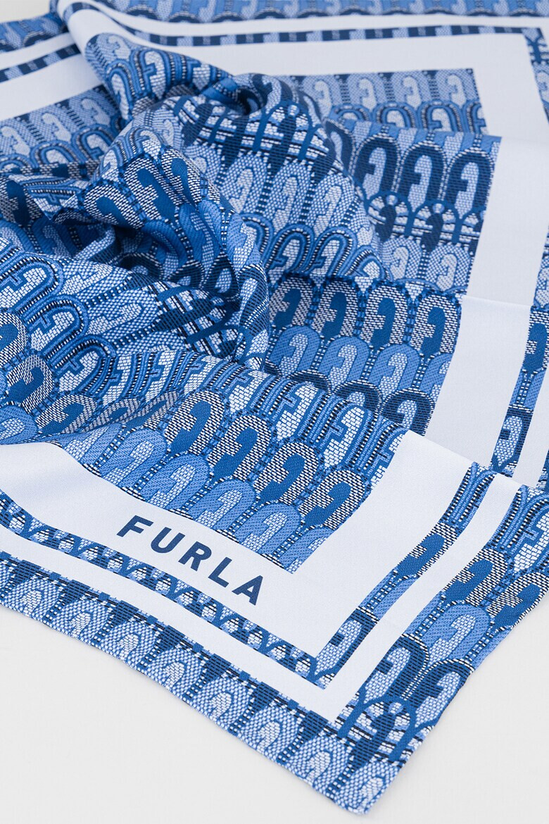 Furla Esarfa de matase cu imprimeu logo - Pled.ro