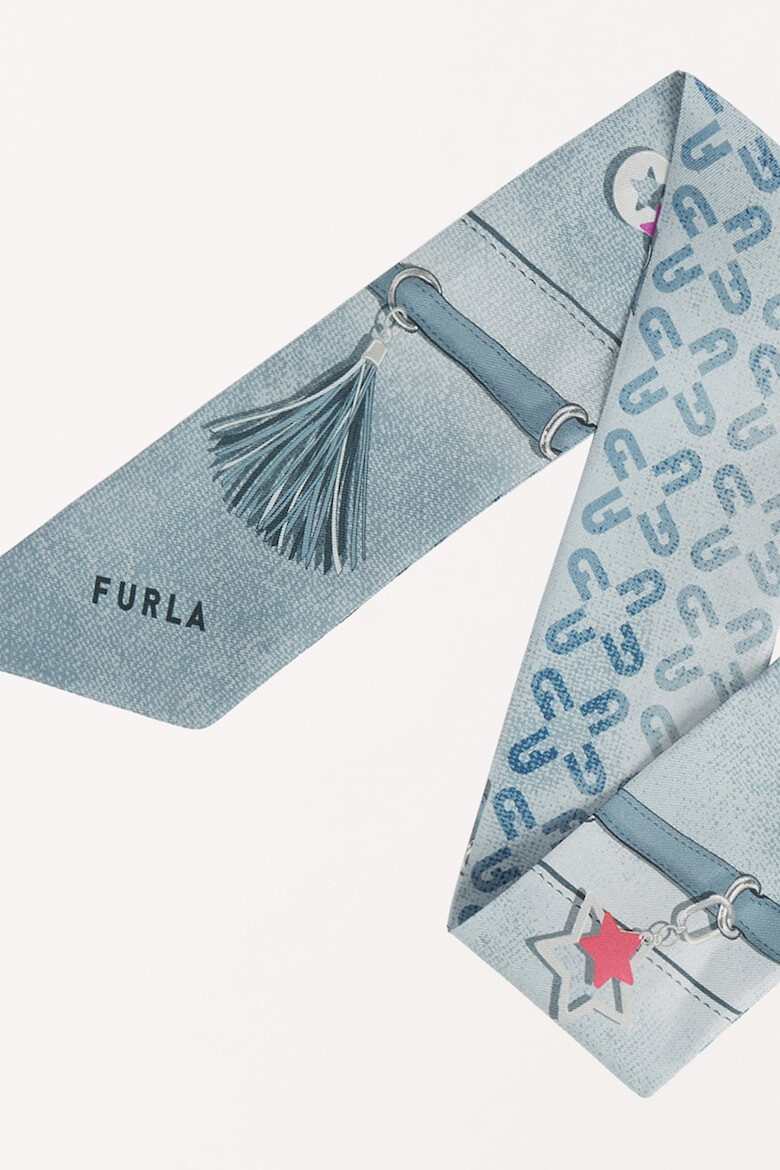 Furla Esarfa de matase cu model Metropolis - Pled.ro