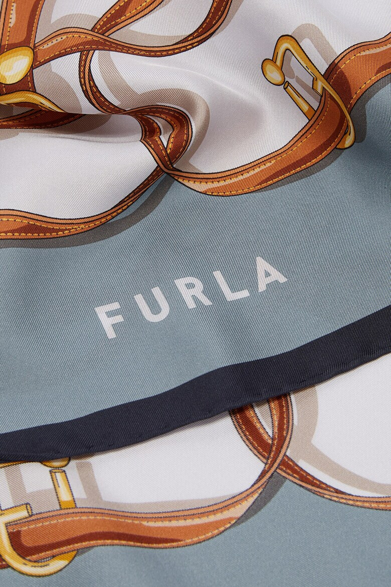 Furla Esarfa de matase Tortona Carre - Pled.ro