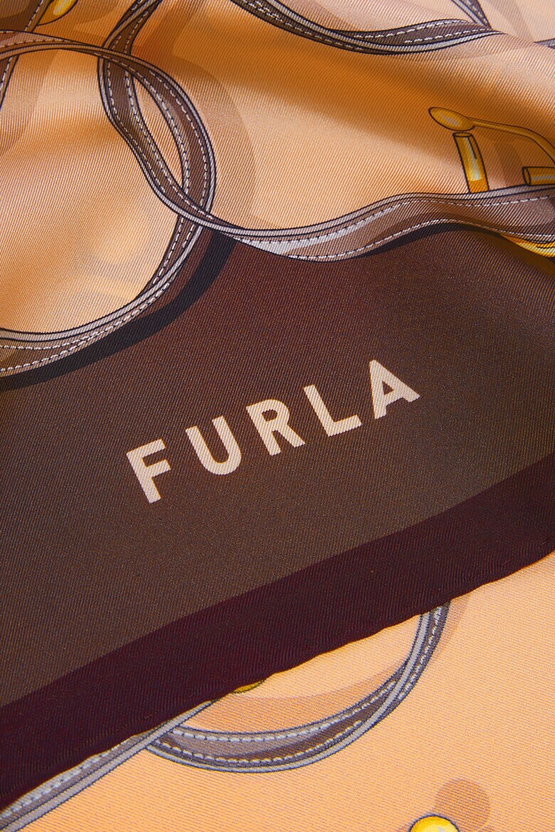 Furla Esarfa de matase Tortona Carre - Pled.ro