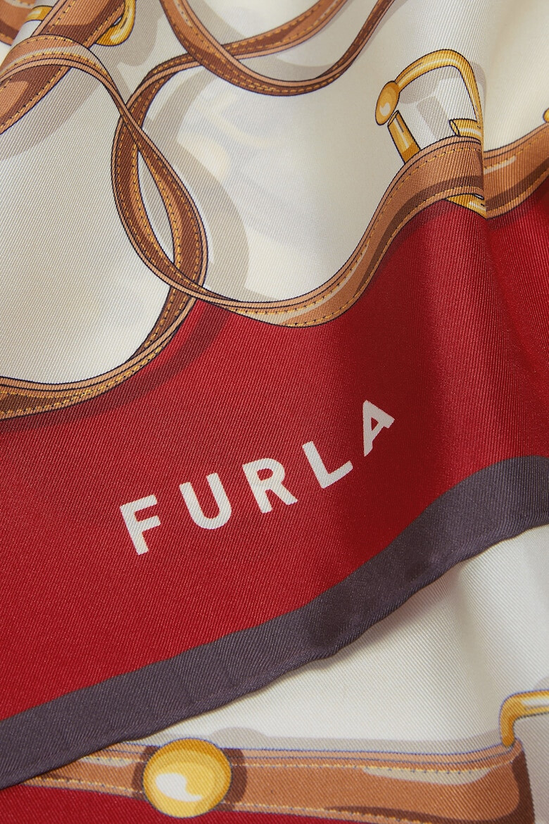 Furla Esarfa de matase Tortona Carre - Pled.ro