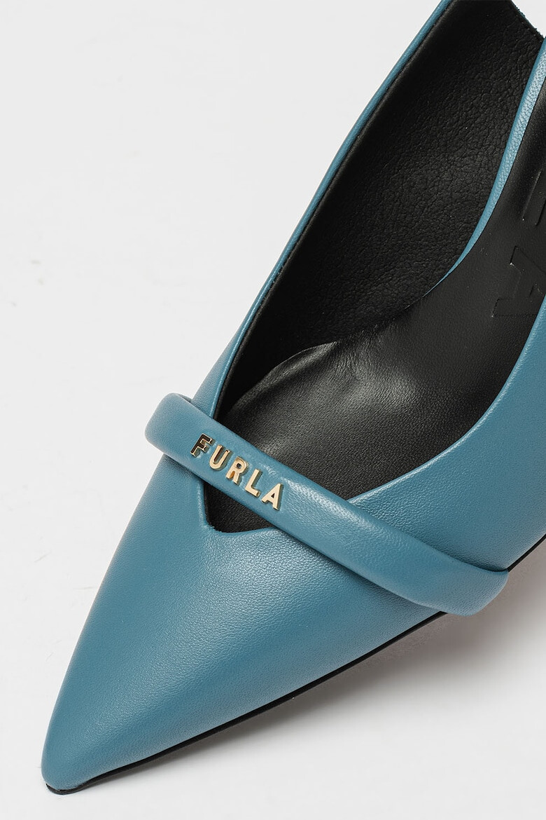 Furla Pantofi slingback de piele cu toc kitten Core - Pled.ro