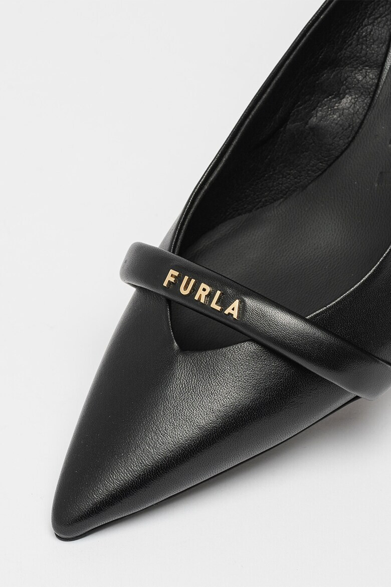 Furla Pantofi slingback de piele cu toc kitten Core - Pled.ro