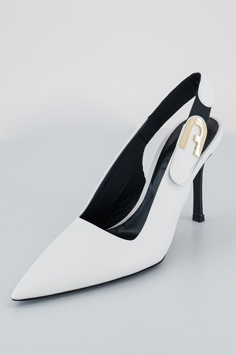 Furla Pantofi slingback de piele cu toc stiletto - Pled.ro