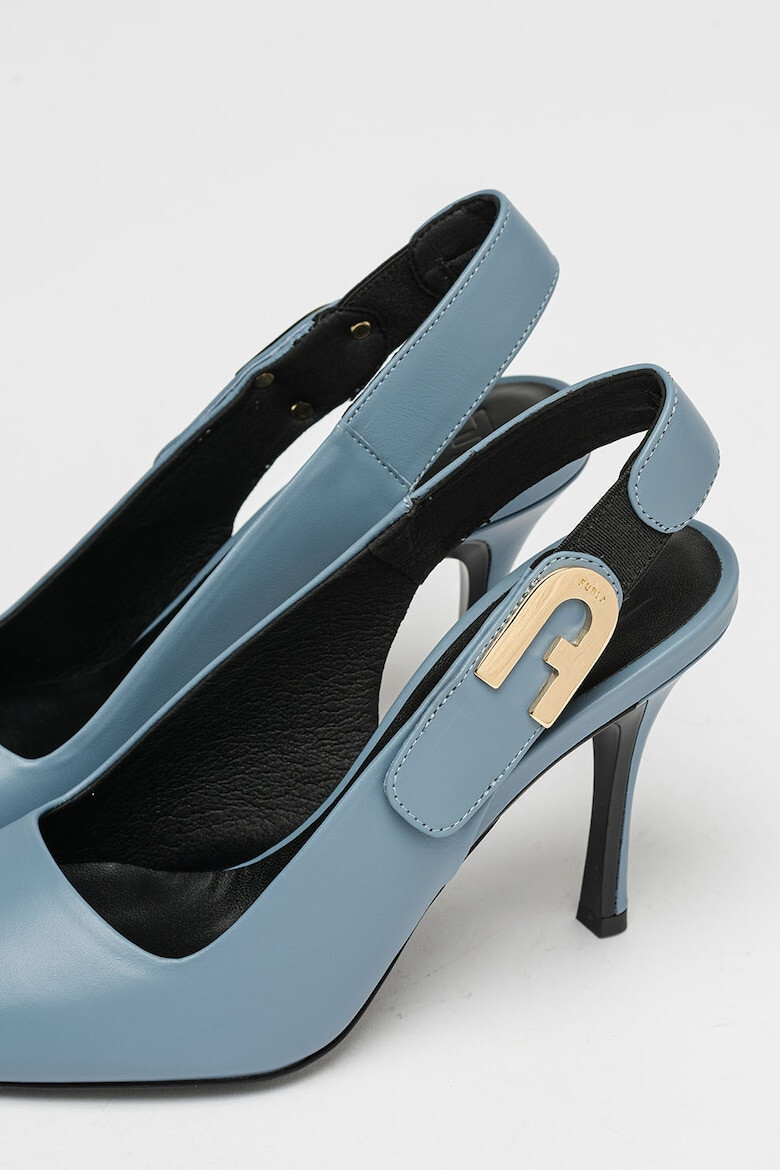 Furla Pantofi slingback de piele cu toc stiletto - Pled.ro