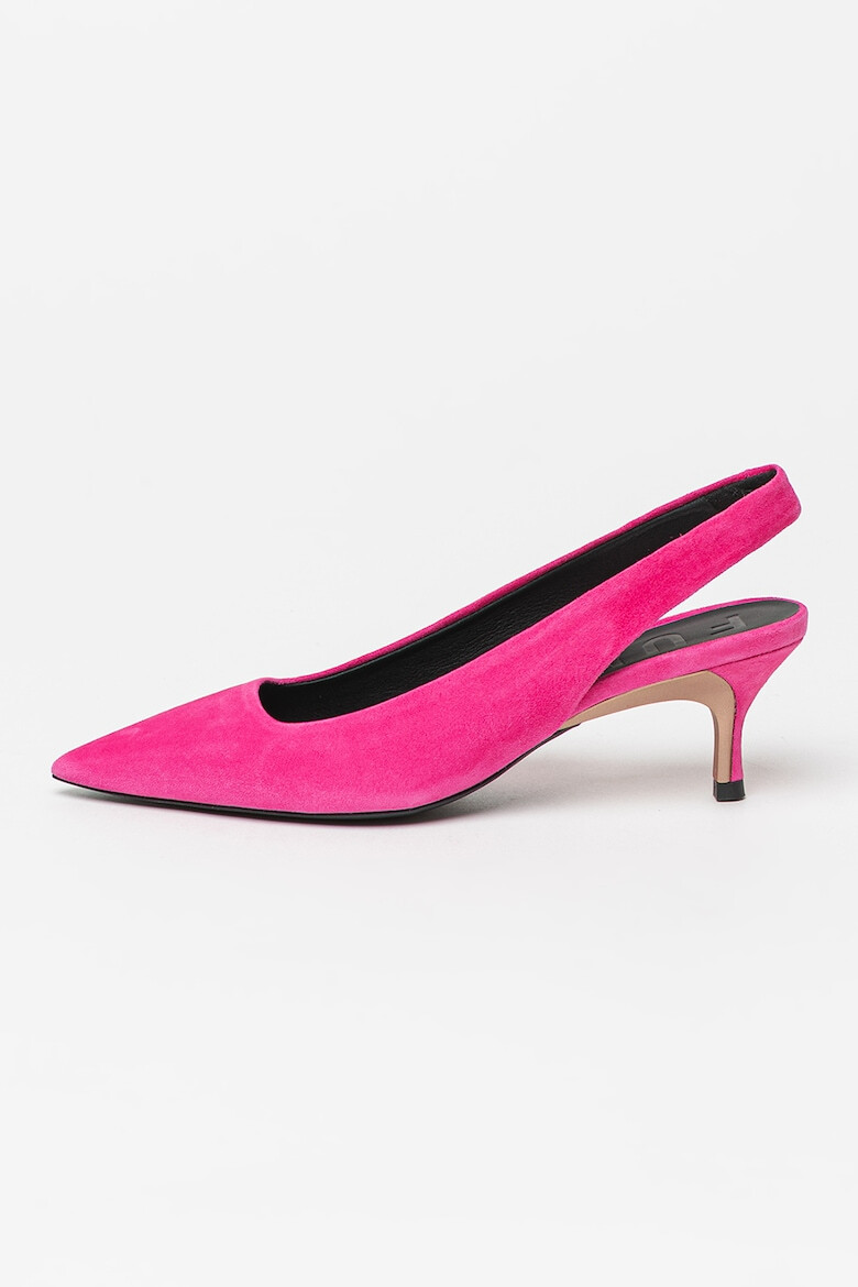 Furla Pantofi slingback de piele intoarsa Code - Pled.ro