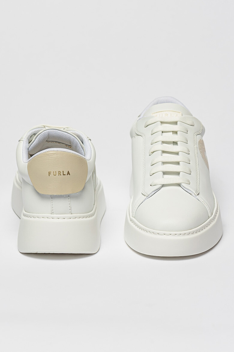 Furla Pantofi sport de piele cu logo - Pled.ro