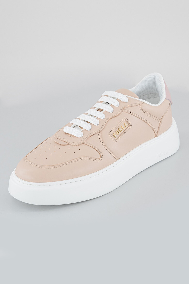 Furla Pantofi sport de piele cu segment cu perforatii - Pled.ro