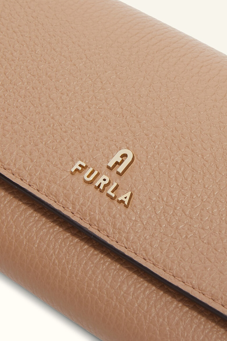 Furla Portofel de piele cu clapa Camelia - Pled.ro