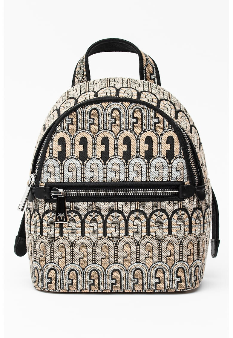 Furla Rucsac cu fermoar cu aspect de jacquard Libera - Pled.ro