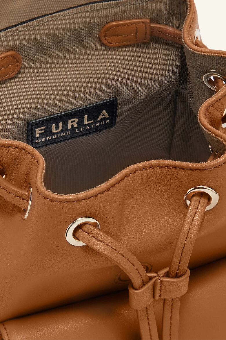 Furla Rucsac din piele cu buzunar exterior Flow - Pled.ro