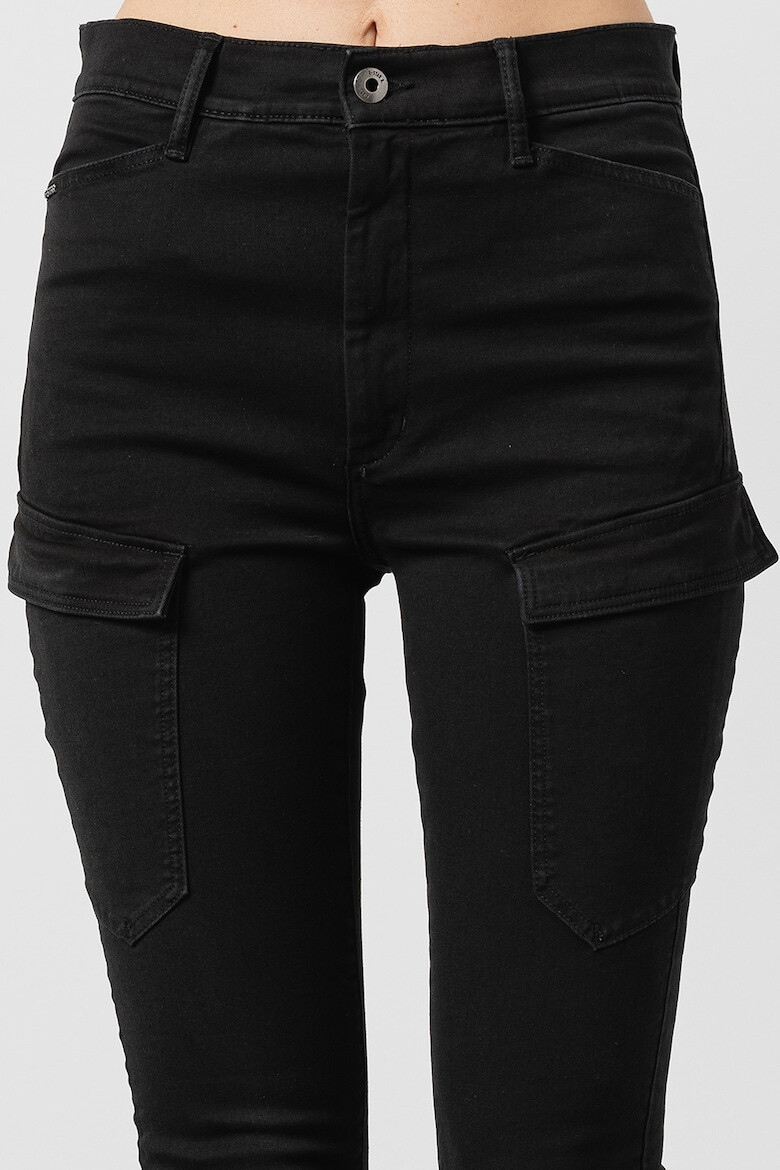 G-STAR Blugi cargo skinny Kafey - Pled.ro