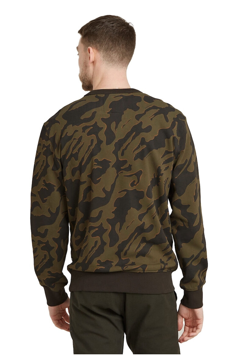 G-STAR Bluza de trening cu imprimeu camuflaj - Pled.ro