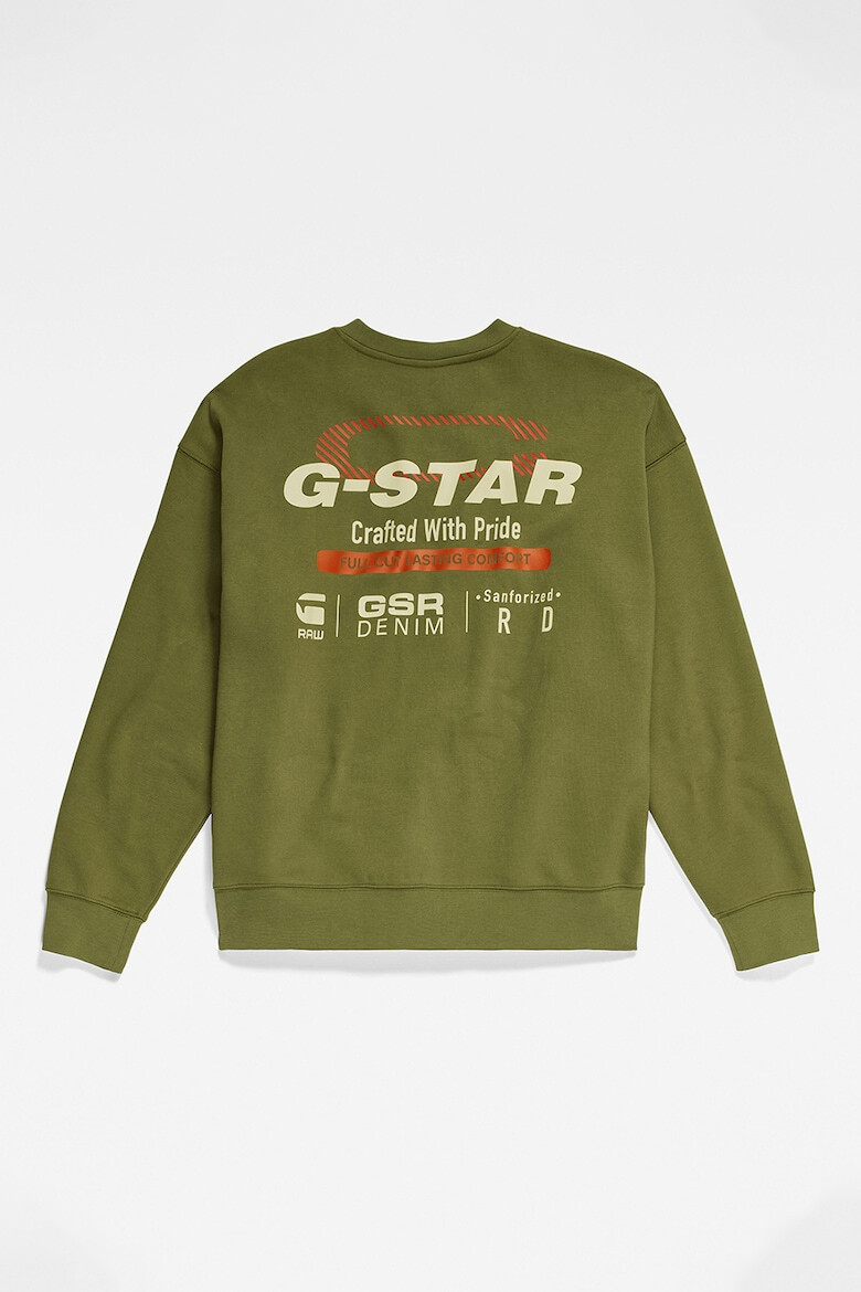 G-STAR Bluza sport lejera cu imprimeu logo Old Skool - Pled.ro