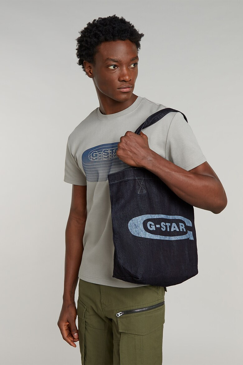 G-STAR Geanta tote din denim cu logo - Pled.ro