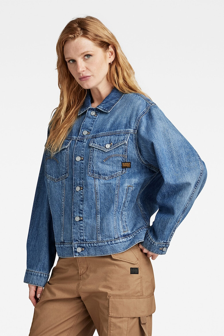 G-STAR Jacheta relaxed fit din denim - Pled.ro