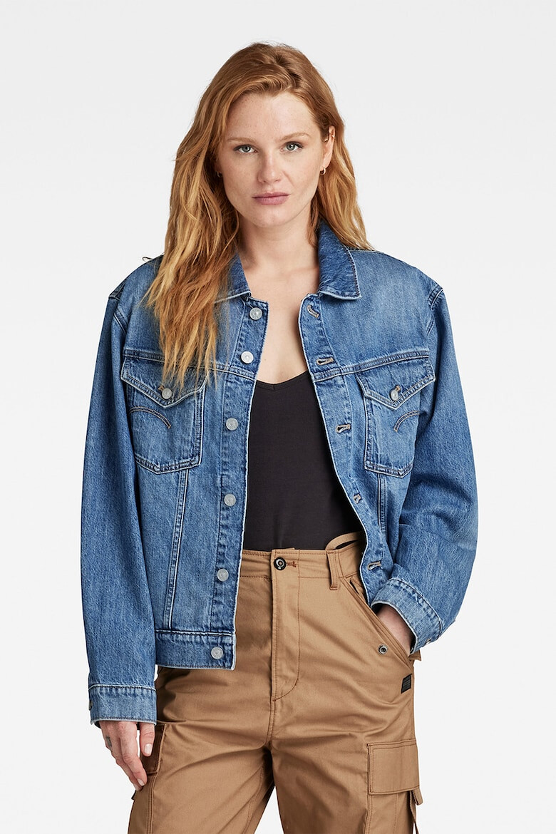 G-STAR Jacheta relaxed fit din denim - Pled.ro