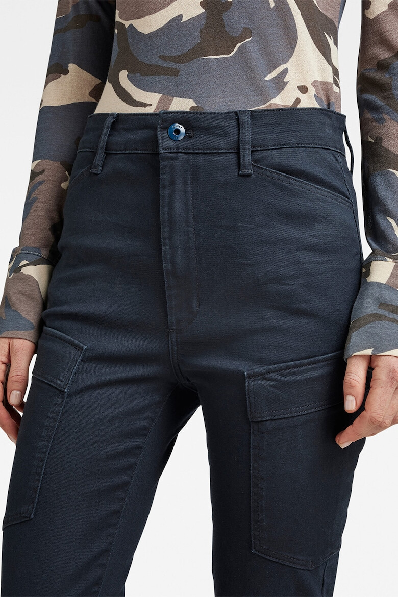 G-STAR Pantaloni cargo skinny cu talie inalta Kafey - Pled.ro