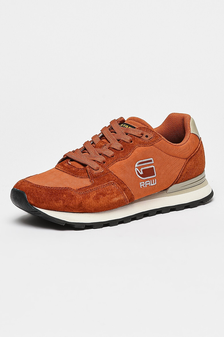 G-STAR Pantofi sport din material textil cu garnituri din piele intoarsa Track II - Pled.ro