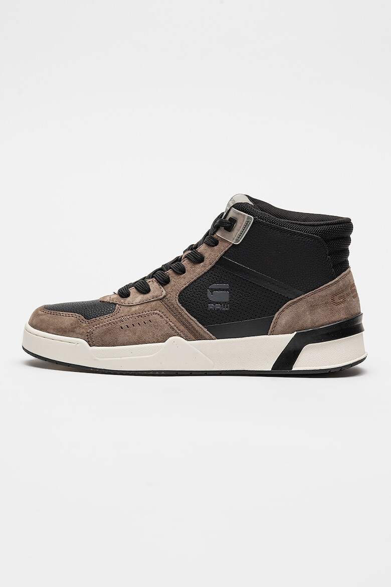 G-STAR Pantofi sport mid-high cu garnituri din piele intoarsa Carrick - Pled.ro