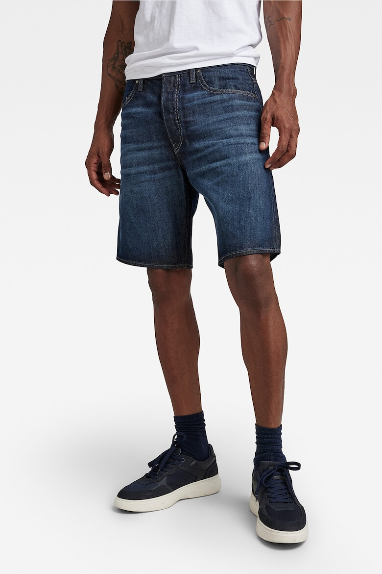 G-Star RAW Bermude de denim din bumbac organic Triple A - Pled.ro