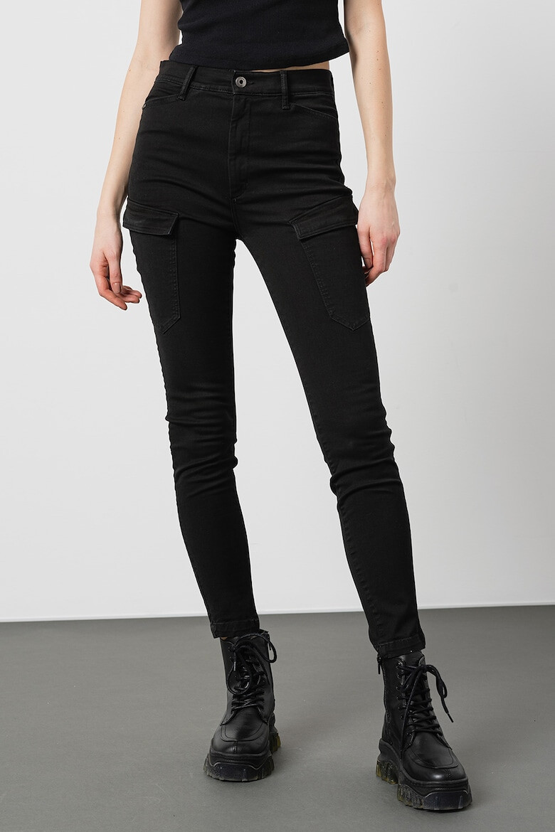 G-STAR Blugi cargo skinny Kafey - Pled.ro