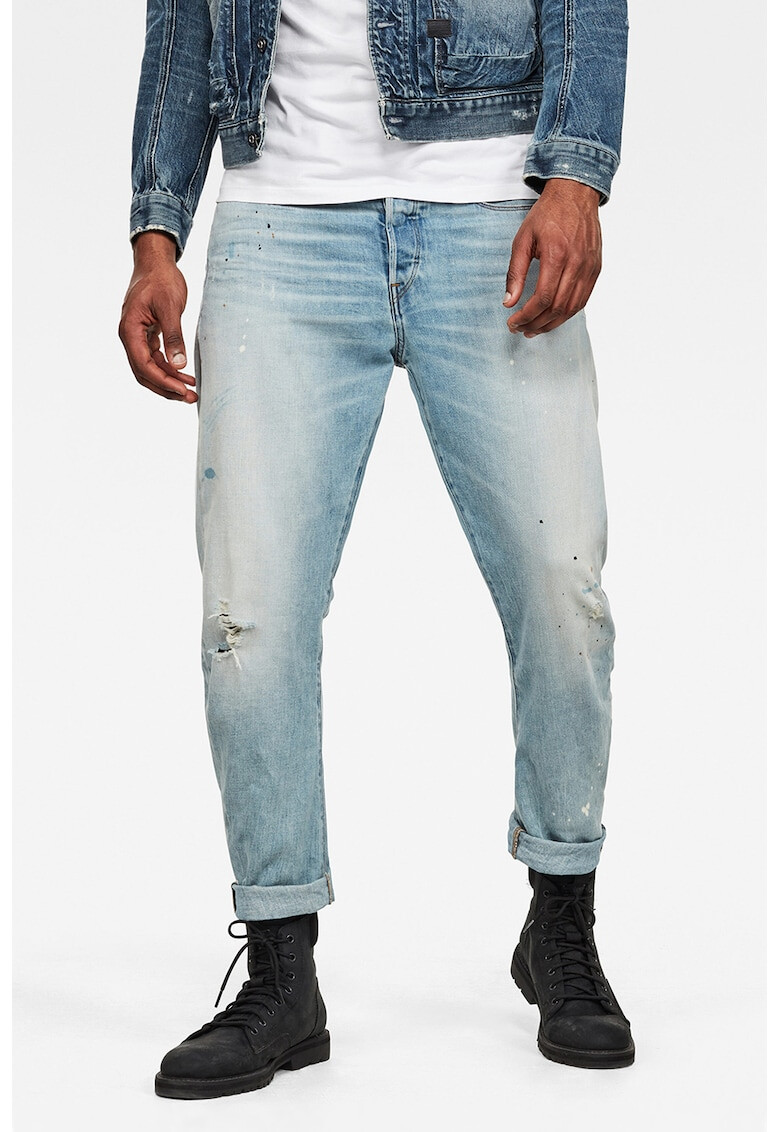 G-Star RAW Blugi conici cu aspect decolorat - Pled.ro