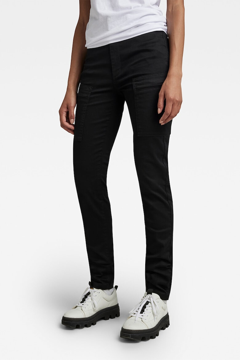 G-STAR Blugi skinny cu talie inalta Kafey - Pled.ro