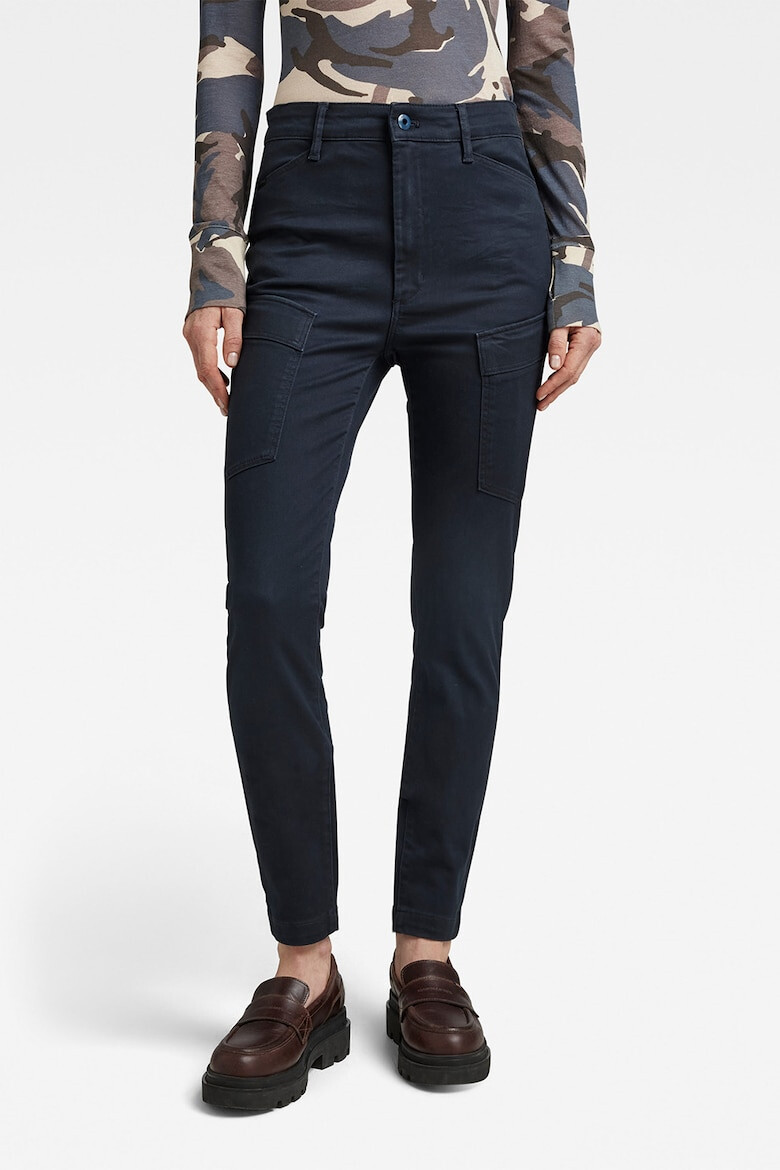 G-STAR Blugi skinny cu talie inalta Kafey - Pled.ro