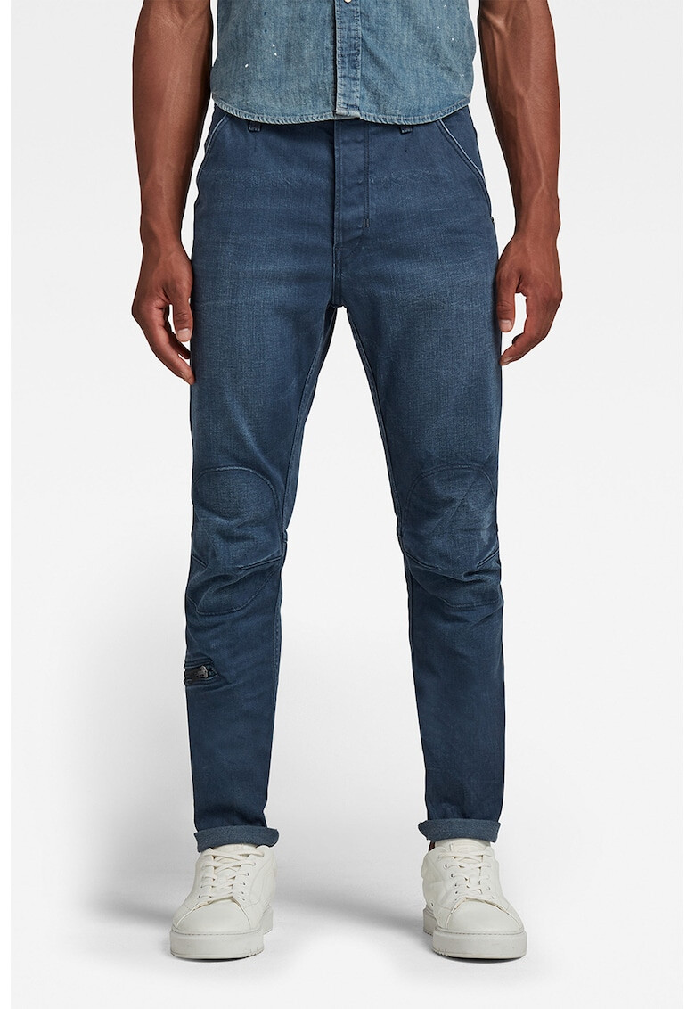 G-Star RAW Blugi slim fit cu aplicatii in zona genunchilor - Pled.ro