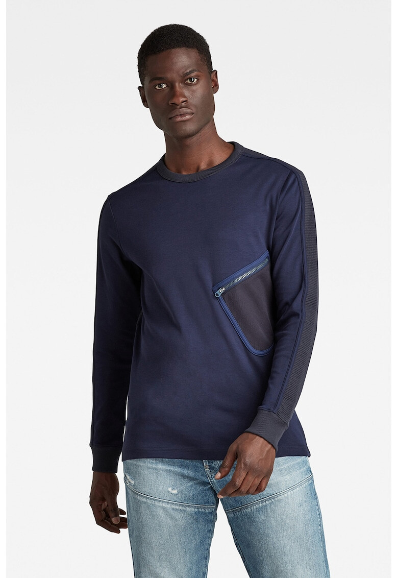 G-Star RAW Bluza cu buzunar cu fermoar - Pled.ro