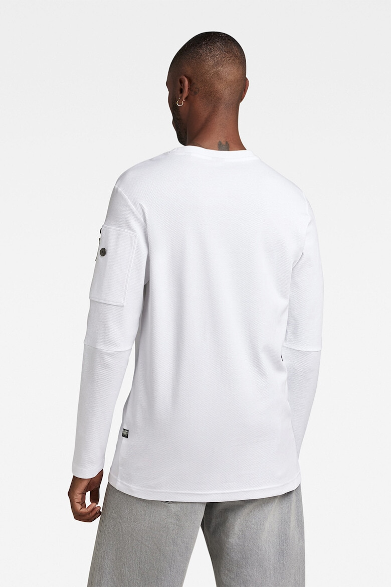 G-Star RAW Bluza de bumbac organic cu imprimeu logo - Pled.ro