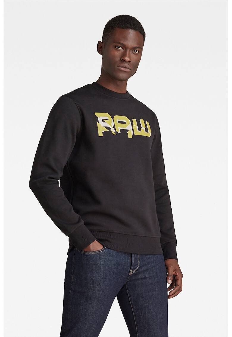 G-Star RAW Bluza sport din amestec de bumbac cu imprimeu logo - Pled.ro