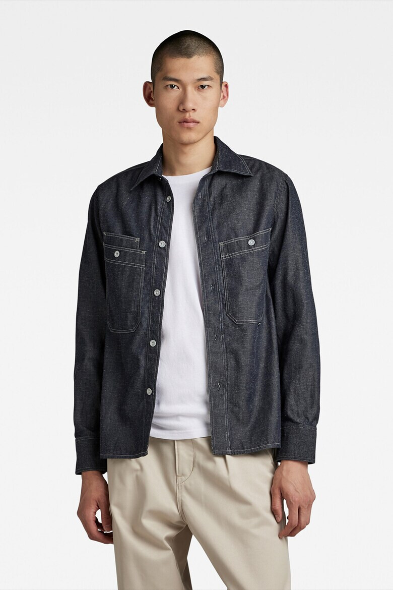 G-Star RAW Camasa regular fit cu buzunare pe piept Nimes - Pled.ro