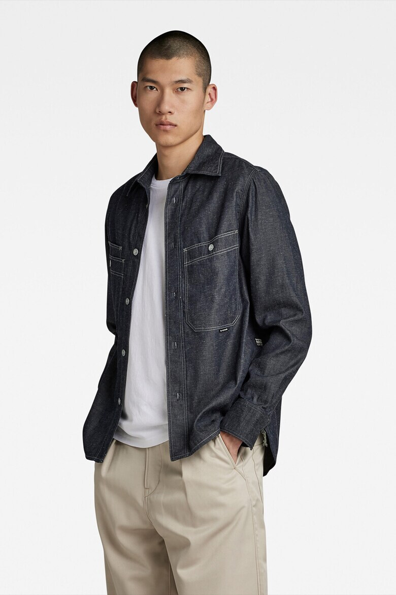 G-Star RAW Camasa regular fit cu buzunare pe piept Nimes - Pled.ro